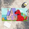 Cartoon Clifford the Big Red Dog Towel Shower Sauna Travel Spa Quick Dry Gym Accessories Soft Large Beach Towels