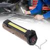 Magnetic LED Work Light with Retractable Hook Multifunction 360 Degree Rotating Rechargeable   Flashlight for Vehicle Emergency Repair