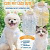 Lace Bow Cat Dog Vest Hollow Pet Princess Dress Cute Pet Shirt  Dog Cat Supplies