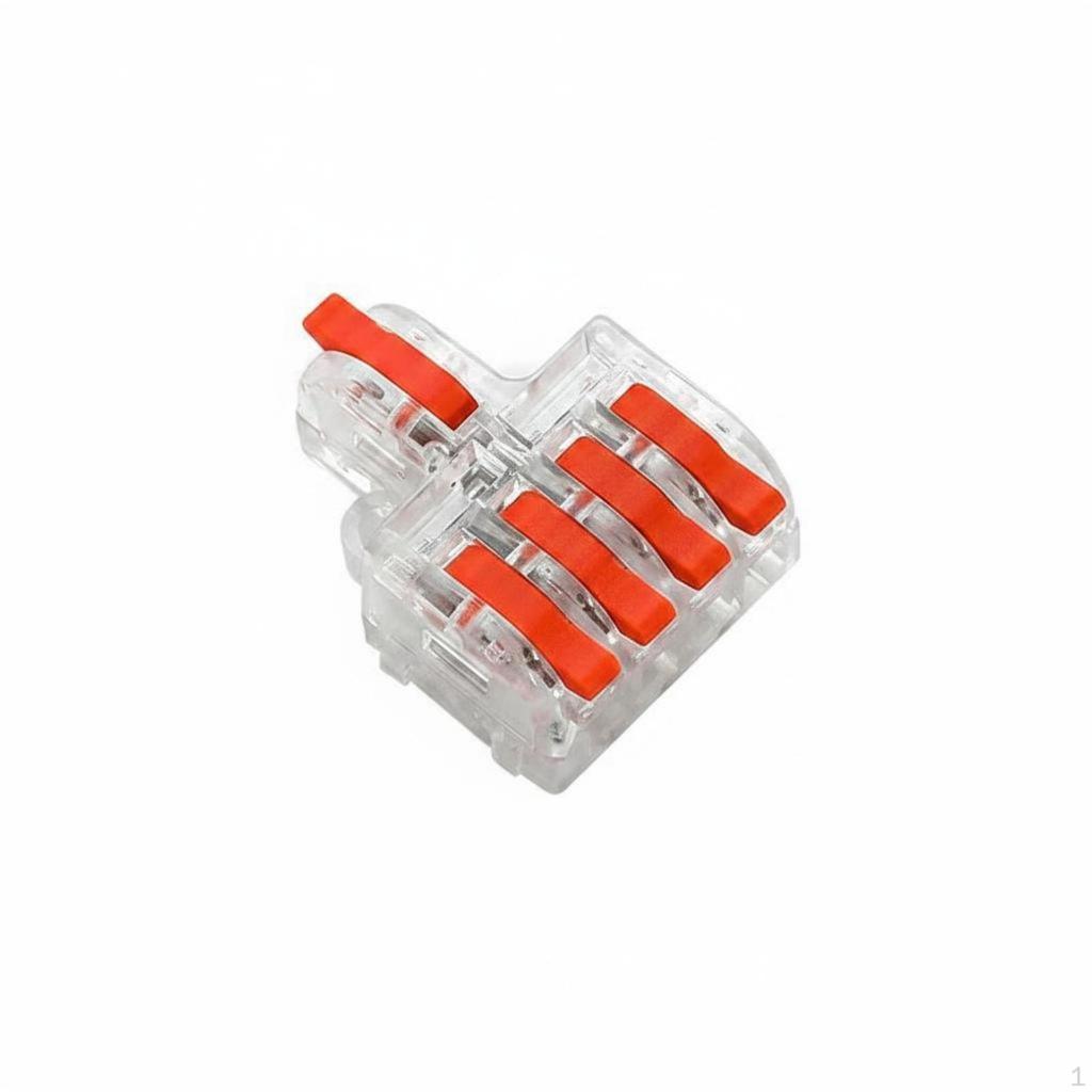 50 Pieces Quick Connect Wire Connector Easy Wiring Reusable Electrical Hardware