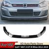 For Volkswagen Golf 7 MK7.5 GTI R Rline 2012-2019 Maxton Style Car Front Bumper Lip Spoiler Splitter Protector Cover Body Kits