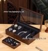 2025 Walnut Wood Grain Watch & Sunglasses Storage Box