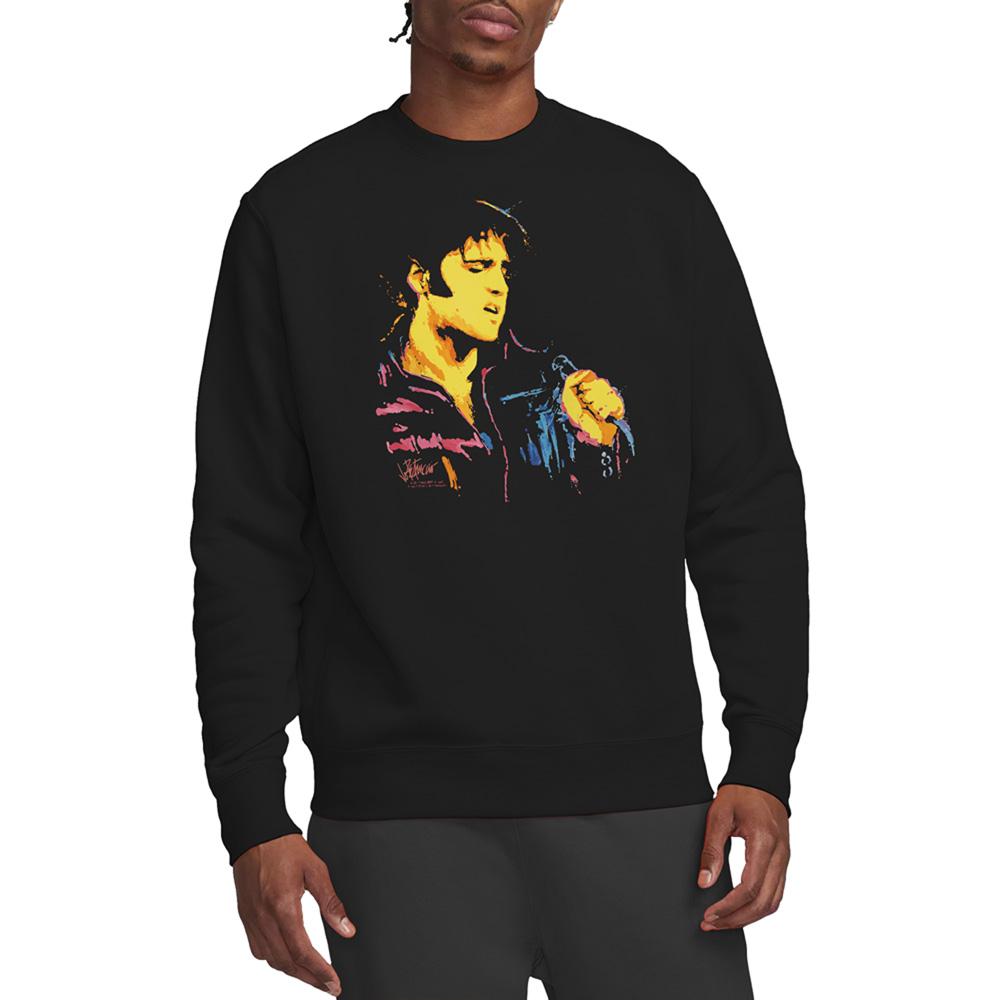 Elvis Presley Unisex Adult Neon Sweatshirt