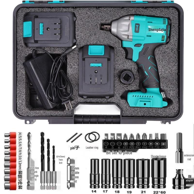 Wysokomomentowy bezszczotkowy klucz udarowy z baterią litową dla wydajności