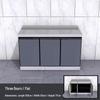 2-Meter Stainless Steel Waterproof Kitchen Cabinet with Sink for Household or Rental Use