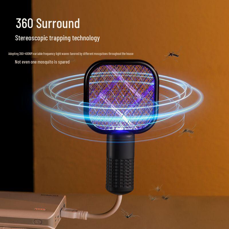 Tapette à moustiques électrique USB 2-en-1 et Lampe à appât: Tue-moustique et répulsif automatique pour la maison.