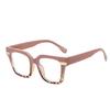 Fashion Square Reading Eyeglasses Optical Glasses Men 2026 New Vintage Leopard Glasses Women Brand Design Clear Lens Glasses