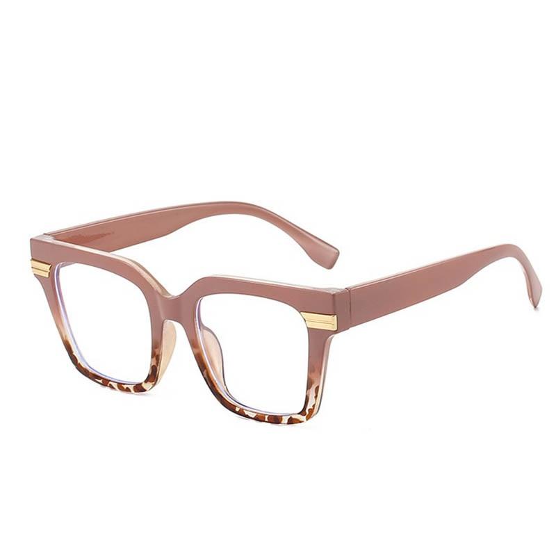 Fashion Square Reading Eyeglasses Optical Glasses Men 2026 New Vintage Leopard Glasses Women Brand Design Clear Lens Glasses