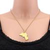 Trendy Kurdistan Map Shaped Pendant Necklace Map and City Necklace Long Choker Gothic Party Fashion Jewelry