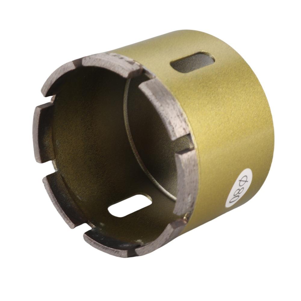 Round Shank Diamond Hole Saw Gold Coated Tile Drill Bit New Sintered Diamond Tile Installation