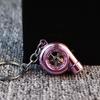 Metal Turbines Keychain Offering LED Illuminations Stylish Key Pendant Suitable for Camping and Nighttime Activities