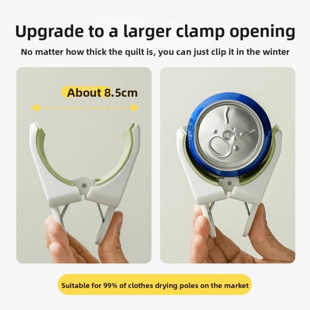 2PCS Anti-slip Blanket Drying Clips Multifunction Rust Proof Bed Sheets Clips Extra Large Plastic Drying Clothes Pegs