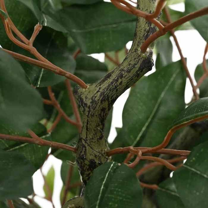 VidaXL Artificial Ficus 480 Leaves 130 Cm Green, Artificial Plant, Fake Ficus Plant, Fake Plant, Fake Ficus Tree, 4103573