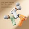 Dual-Head Fascia Gun: Compact Muscle Massager with LED Display for Neck and Spine Relaxation
