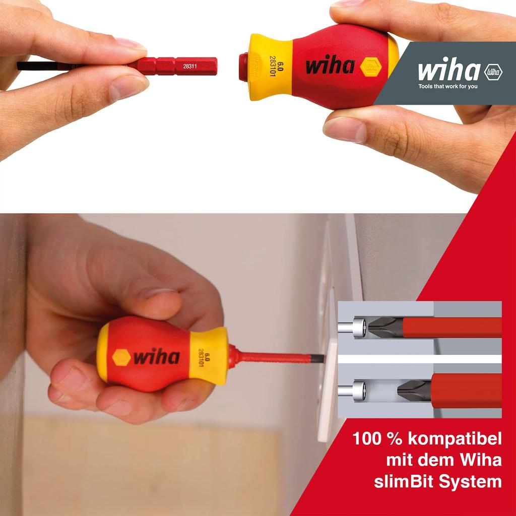 wiha Biha Insulated Stubby Slim Vario Set SB2831-0101