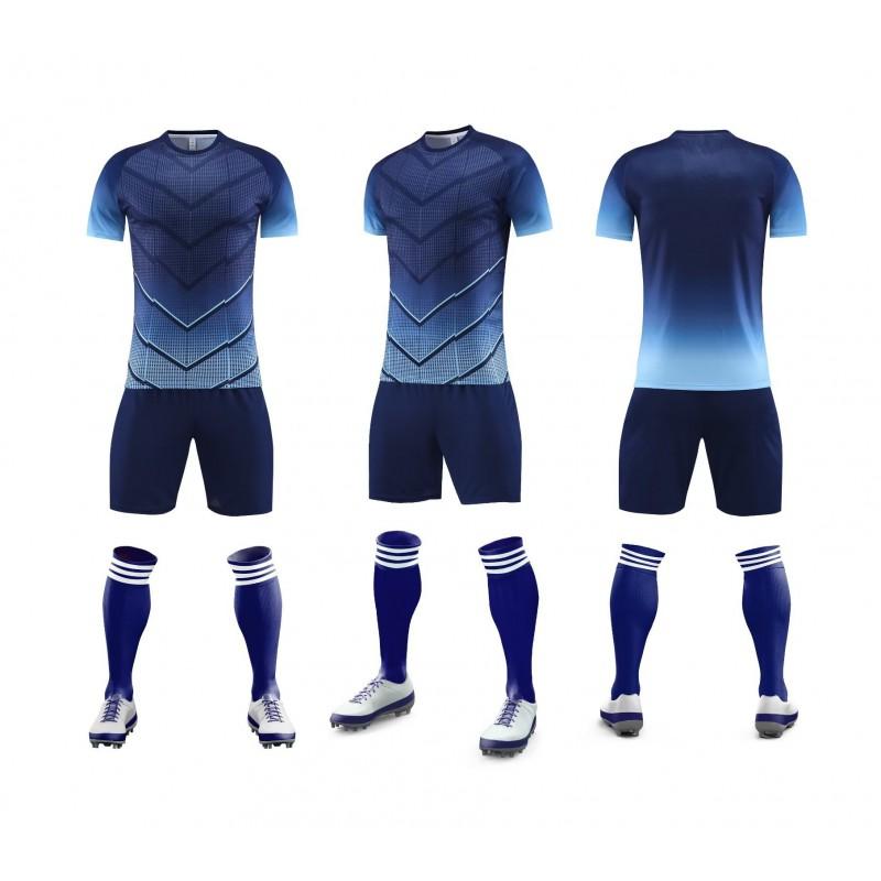 Factory Adult Children's Football Uniform Loose Quick-drying Youth Training Camp Set Customization