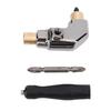 Right Angle Drill Attachment Set All Metal Body 90 Degree Drill Bit Corner Adapter with Cr V Handle for Impact Driver