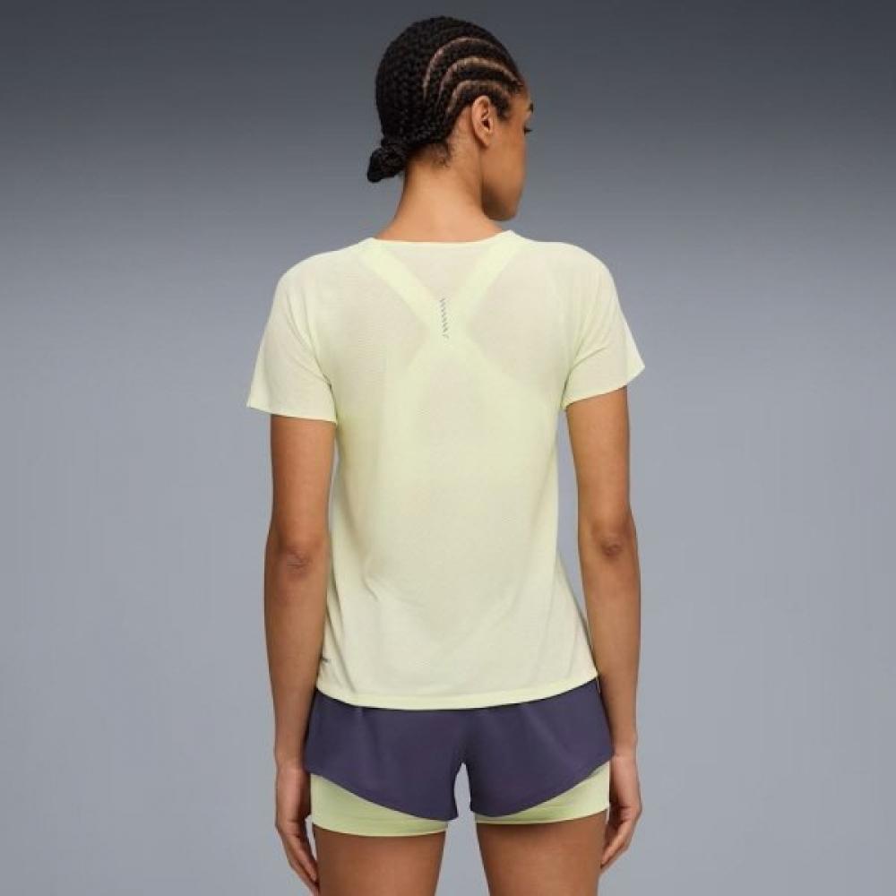 Puma Women S Running ShorT Sleeve T ShirT lighTSpeed SS