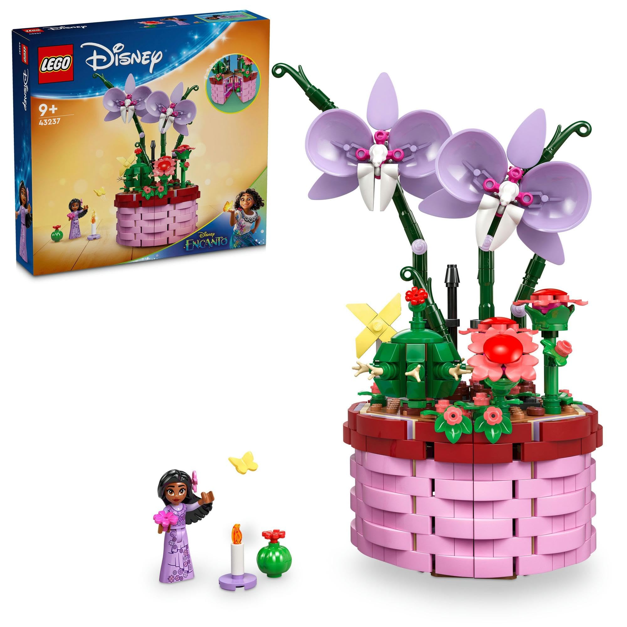 

LEGO Disney Isabella s Flower Pot Toy - Perfect for Birthdays, Christmas, and Pretend Play. Suitable for girls and boys aged 9, 10, and 11. Disney mer
