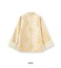 Ruicai Reversible Gold Thread Jacquard Jacket - Women's Autumn Style