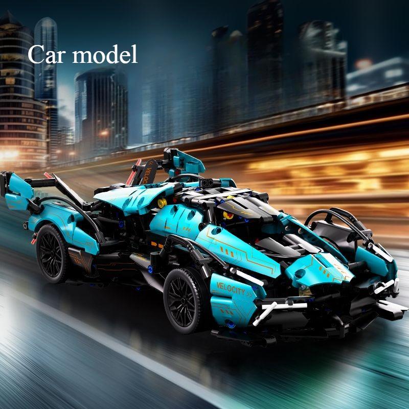 Technical Racing Sport Car Model Building Blocks technic adults 1:14 DIY Supercar Brick Puzzle Toys Kid Adult Gift 1000+granule