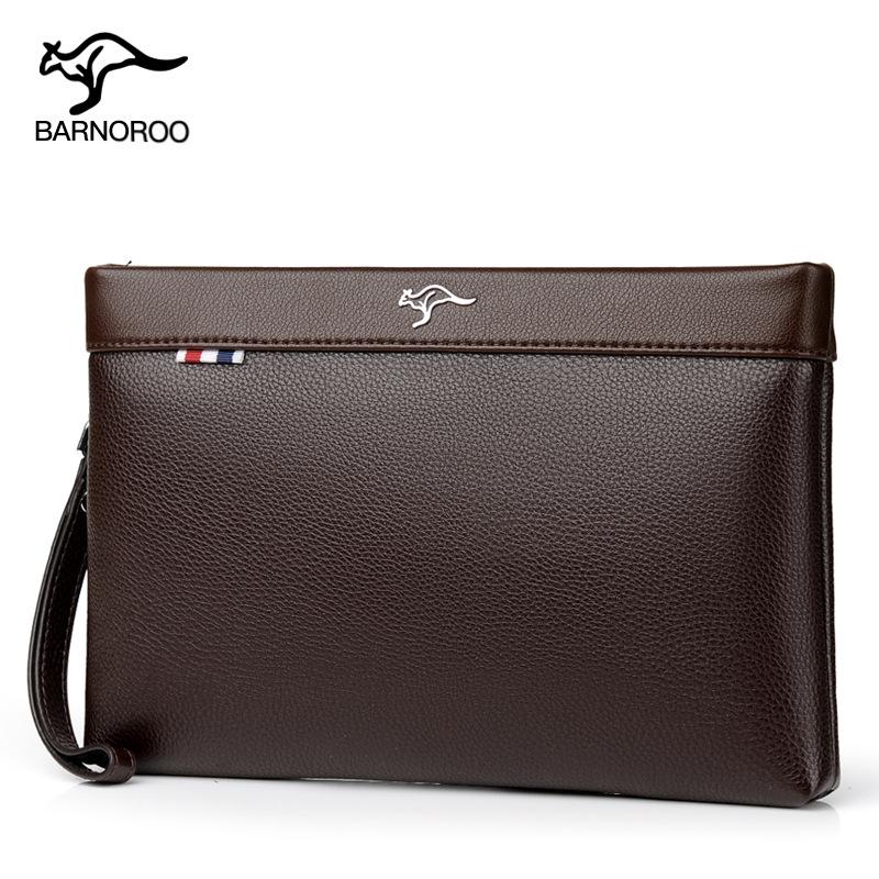 Men's Clutch Handbag - Trendy Underarm Envelope Bag & Mobile Phone Holder