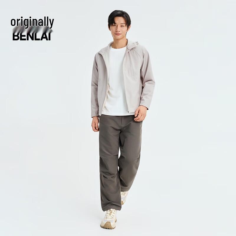 BENLAI Men's BRL150011 Water-Repellent Fleece Hooded Outdoor Jacket