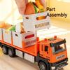 1:32 Scale Fruit Vegetable Transportation Vehicle Toy Model Car Alloy Front End Miniature Engineering Vehicles Kids' Edutainment