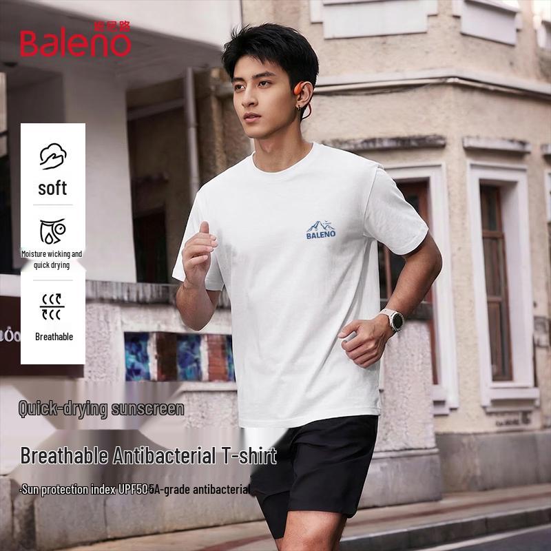 Baleno Men s Quick-Dry Azure Mountains Print T-Shirt 3XL
