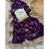 Premium Soft Fendy Satin Silk Saree with Embroidery & Cutwork Border