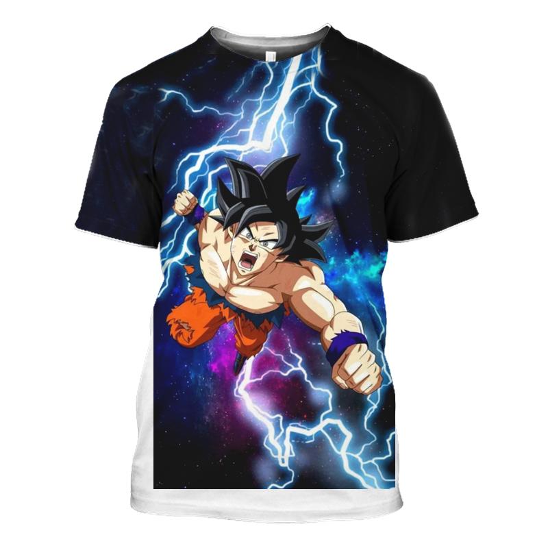 2025 Dragon Ball Z Tshirt Vegeta Clothes Men Short Sleeve Cartoon Super Saiyan T-shirt Jersey Streetwear Summer Goku Gmy Tops