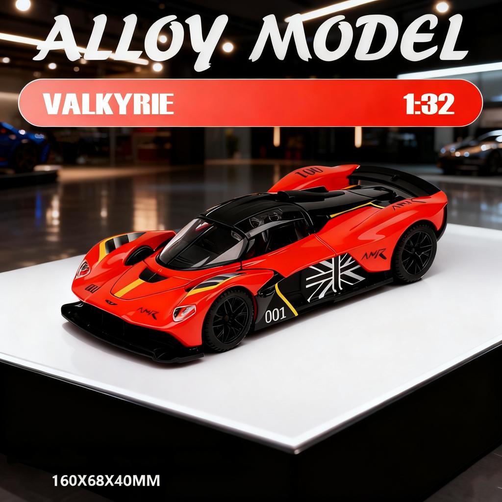 1/32 Martin Valkyrie Legierung Miniatur Auto Modell Die-Cast Metall Statisches Maßstabsmodell Auto Sammlung Kinder Geburtstag Spielzeugauto Fahrzeug