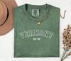 Vermont Shirt, Green Mountain State Tee, Vintage Vermont Shirt, Vermont Pride Gift, Vermonter Shirt, Retro Varsity Tee, Vintage Vermont Tee