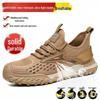 Summer Breathable Steel Toe Work Shoes - Men's Anti-Smash, Anti-Puncture Construction Safety Footwear