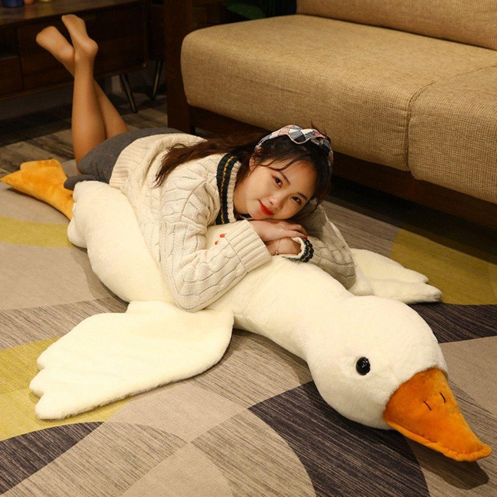 Kids Doll Sleep Pillow Stuffed Animal Plush Duck Toys Fluffy Toys Goose
