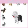 Poodle Poodle Or Dog Figure To Assemble With Nanoblocks Pieces Toys Children