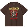 230 g/m² 100% Baumwolle Heavy Metal T-Shirt Rockband Beliebte Musik Druck Unisex Schweres Baumwoll-T-Shirt