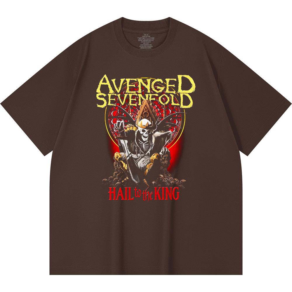 230 g/m² 100% Baumwolle Heavy Metal T-Shirt Rockband Beliebte Musik Druck Unisex Schweres Baumwoll-T-Shirt