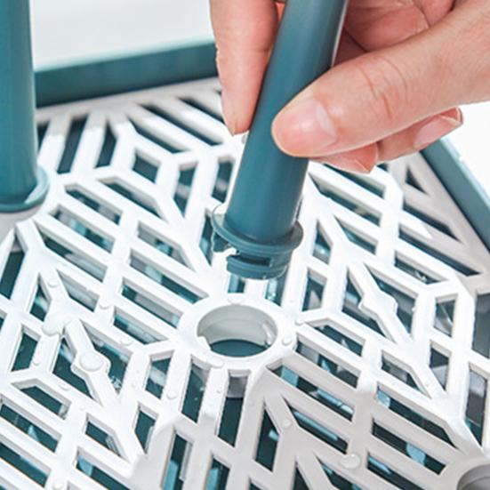 Dust-proof Cup Drying Rack Multifunctional Plastic Draining Glass Cup Holder Stand Home Decoration