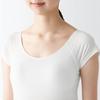 MUJI Smooth Bra French Sleeve FCC32A3S White M Set of 2 Women's