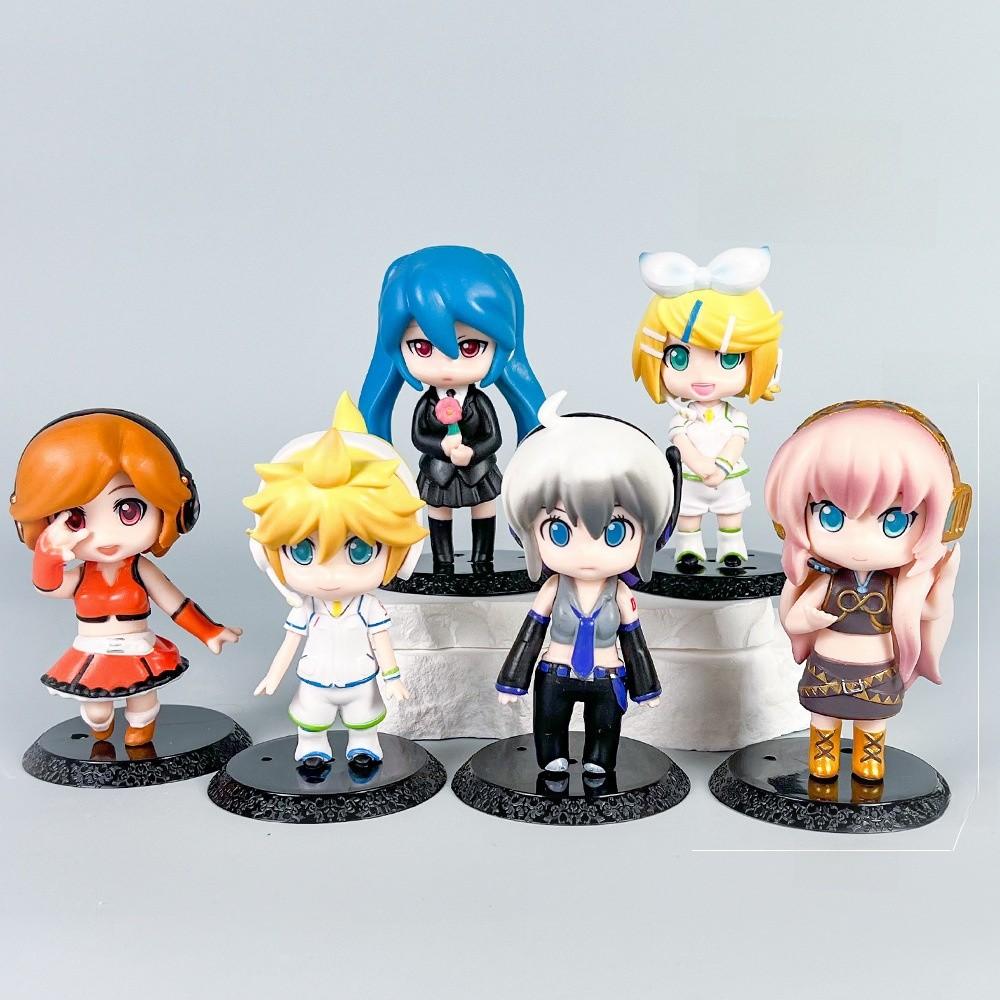 Hatsune Miku Pvc Figurine Collection Set With Assembly For Anime Enthusiasts And Display
