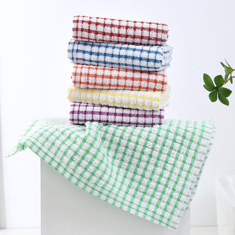 1/5/10 buc Prosop de bucătărie Prosop de ceai Lavetă Absorbant Bumbac Jacquard Plaid Prosop