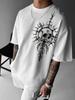 T-Shirt with Skull Print