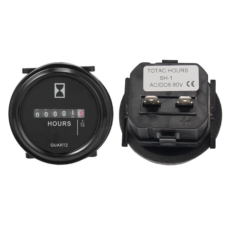 DC 6-80V Generator Betriebsstundenzähler für Boote, LKWs, Traktoren, Autos
