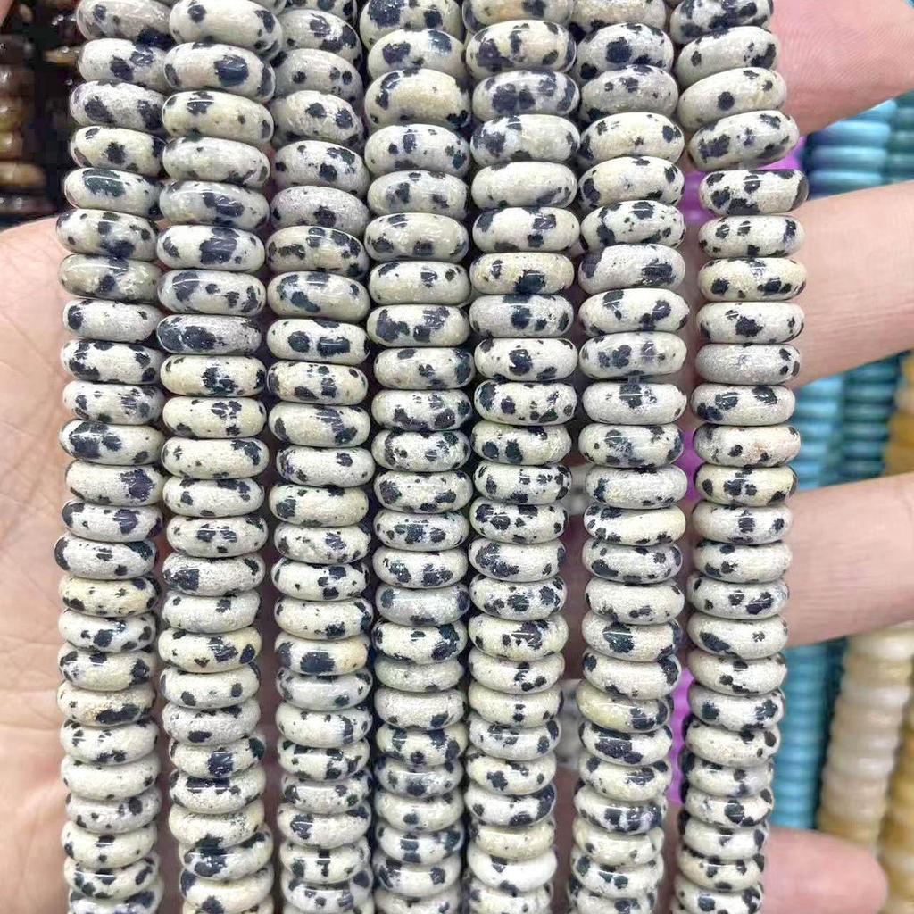 10mm Natural Tiger Eye & Aventurine Abacus Beads for DIY Jewelry Bracelet/Necklace Accessories