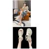 Thick Bottom Sandals Women Comfortable Muffin Hollow Out Woven Shoes