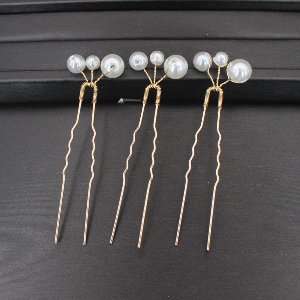 

3pcs/set Handmade Metal Leaf Bridal Hair Pins For Women Hairpins Bride Hair Styling Tools Luxury Wedding Prom Hair Accessories