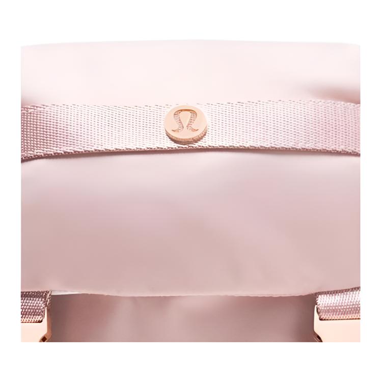 Lululemon 3L Wunderlust Mini Backpack With Silver Metal Logo And Buckle Closure Women backpack Pink LU9CG7S-071680
