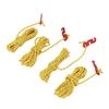 4Pcs Outdoor Camping Rope 9.8ft Nylon Wind Proof Reflective Strip Adjustable Length Tent Cord Tie Down Rope for Canopy