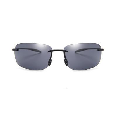 Óculos de Sol Clássicos Esportivos Sem Aro Masculino Feminino Masculino Para Dirigir Golfe Retangular Armação Ultraleve Óculos de Sol UV400
